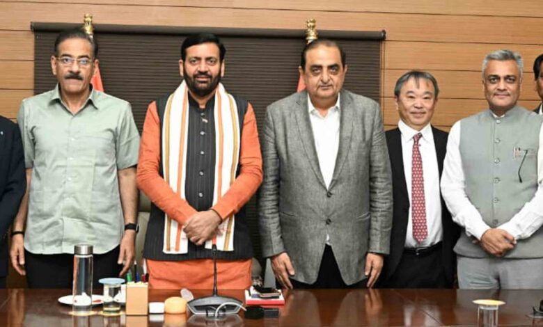 CM Saini with Japnes Delegation